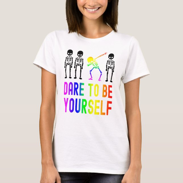 Camiseta Ousava Ser Seu Orgulho Lgbt Dabbing (Frente)