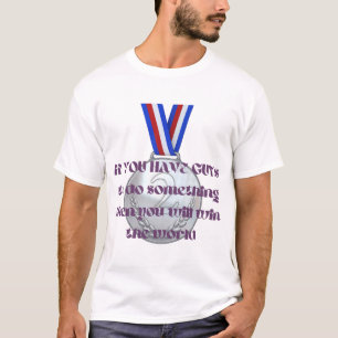 Camiseta “Ouse fazer – Motivação Ousada para os Destemidos”