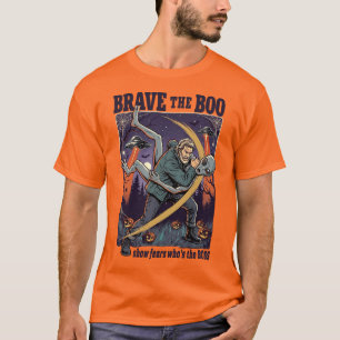 Camiseta Ouse o Boo Piada de Halloween Alien Destemido Espa