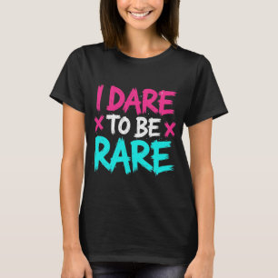 Camiseta Ouso ser Rara Citação de Motivação e Empoderamento