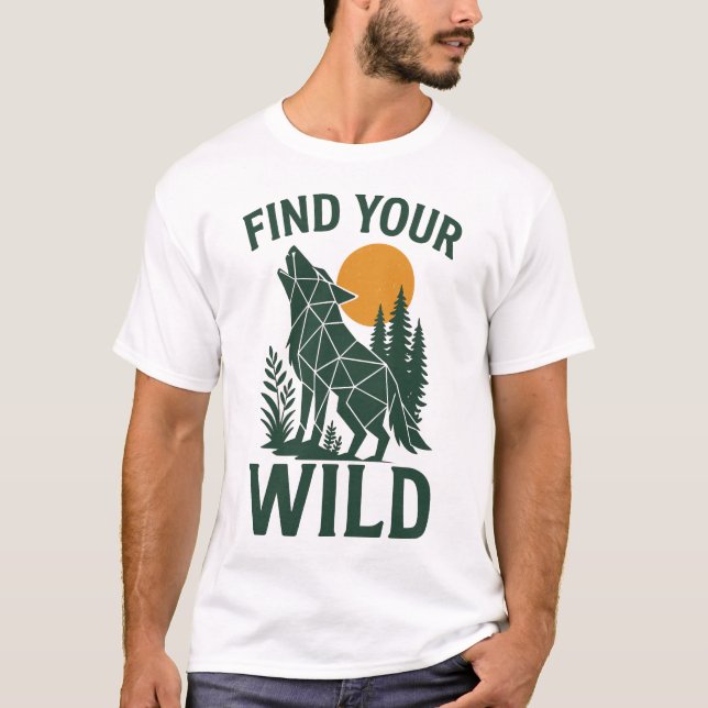 Camiseta Outdoor Adventure Nature Design (Frente)