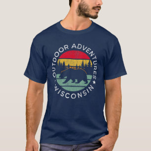 Camiseta Outdoor Adventures Wisconsin