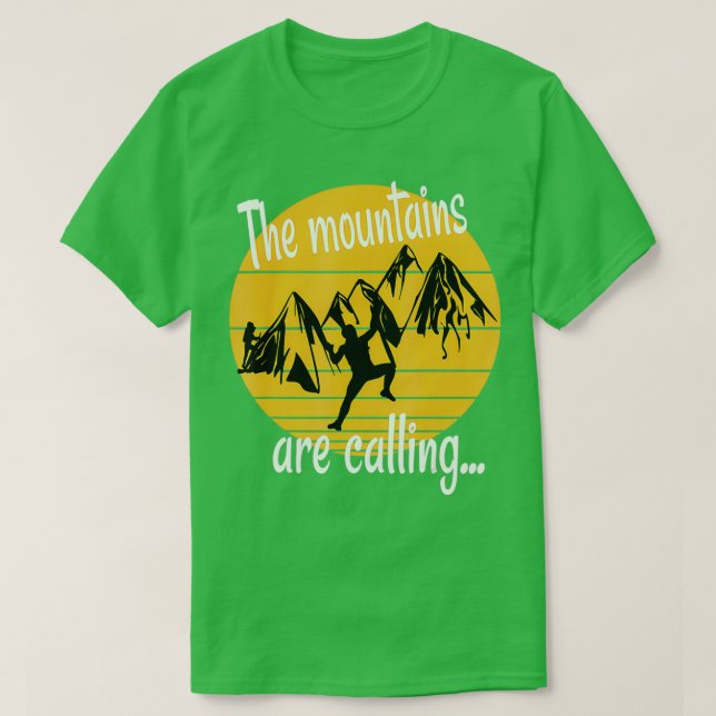 Camiseta Outdoor Clothing Mountain Climb Rugged (Frente do Design)
