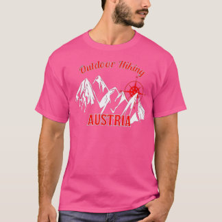 Camiseta Outdoor Hiking Austria Mountain Compass