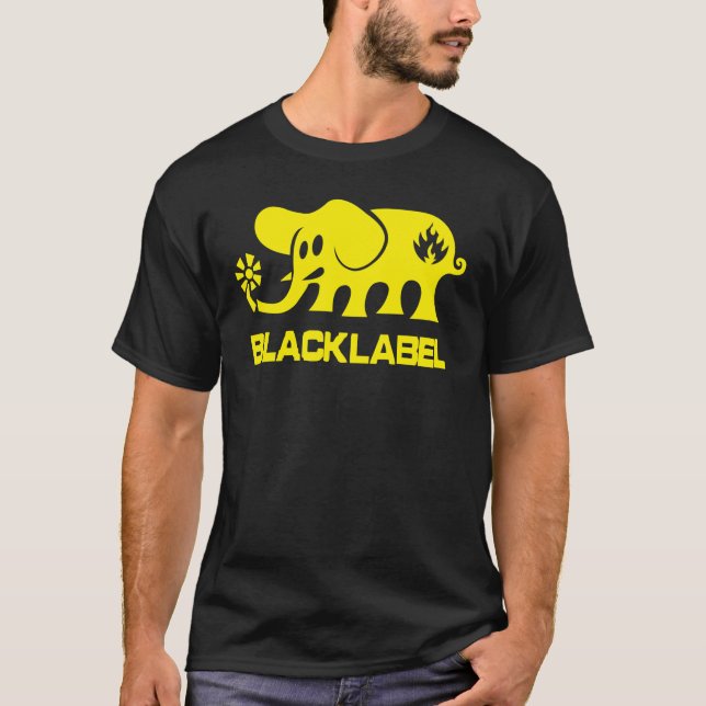Camiseta Outdoors Black Label é uma empresa de skate (Frente)