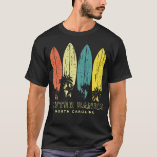 Camiseta Outer Banks Carolina do Norte Palmeira Obx Homens 