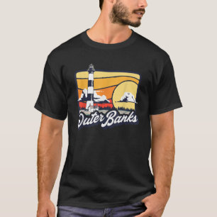 Camiseta Outer Banks Lighthouse Bodie Island Vintage Caroli