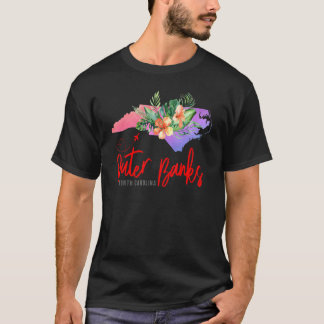 Camiseta Outer Banks Map Correspondente a Vacinas Familiare