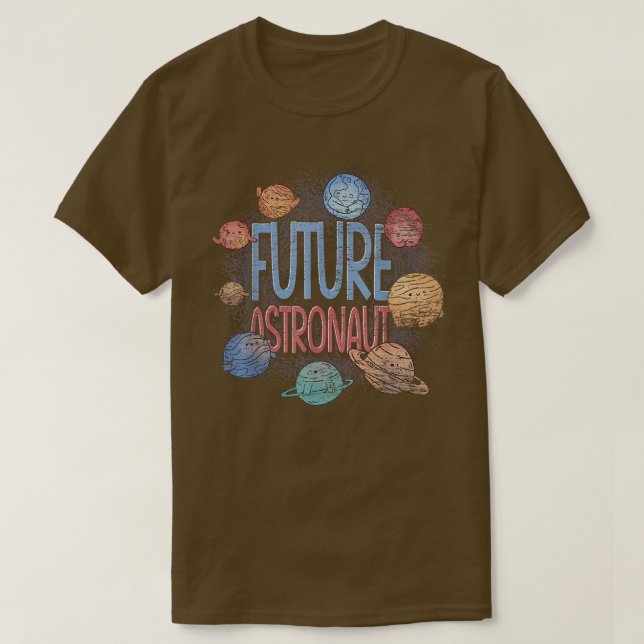 Camiseta Outer Space Galaxy Planets Space Science Future As (Frente do Design)
