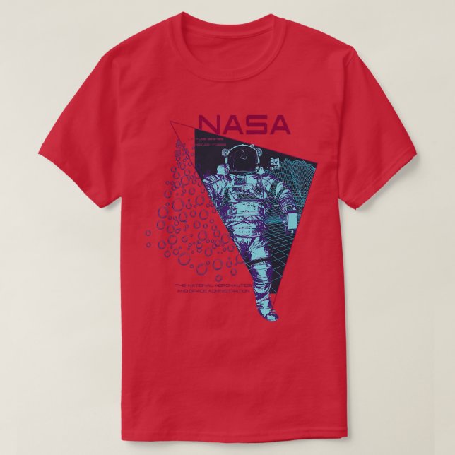 Camiseta Outer Space Nasa Astronaut Exploration Science Ast (Frente do Design)
