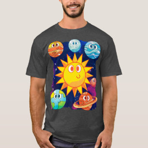 Camiseta Outer Space Science Galaxy Astronomy Universe Cute