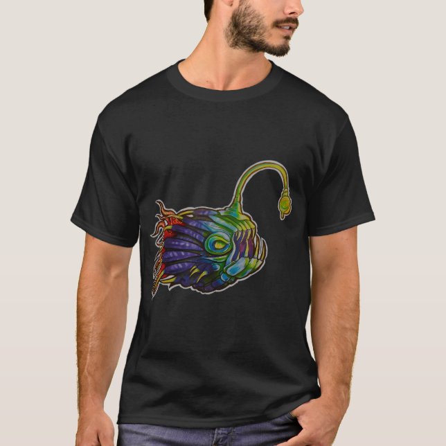Camiseta Outer Wilds Peixe-Anzol Alienígena (Frente)