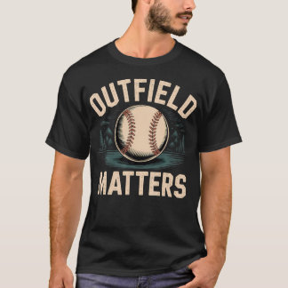 Camiseta Outfield Matters Beisebol Outfielder Atleta Esport