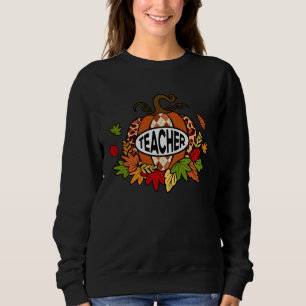 Camiseta Outfit de Outono Professor Agradecido Grato Bênção