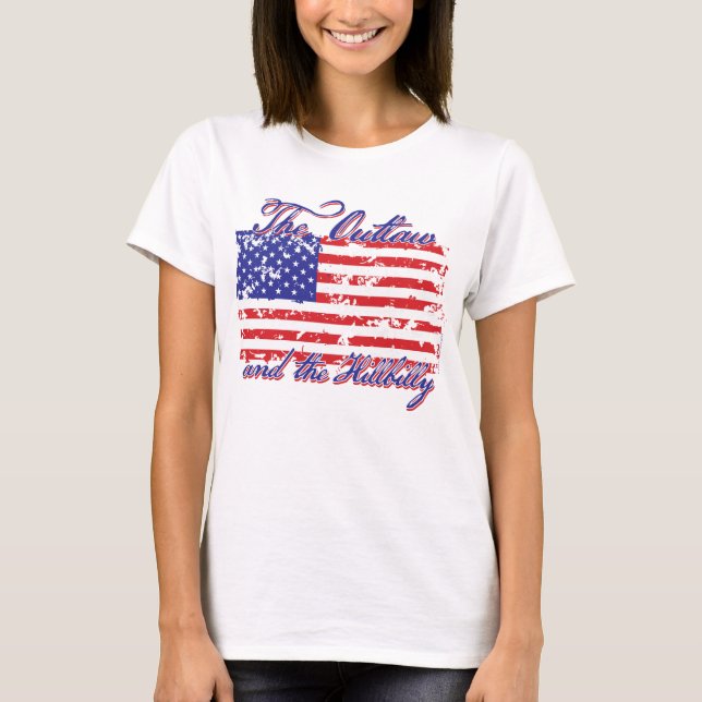 Camiseta Outlaw e Hillbilly (Frente)