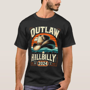 Camiseta Outlaw Hillbilly 2024 Dia das Eleições Norte-Ameri