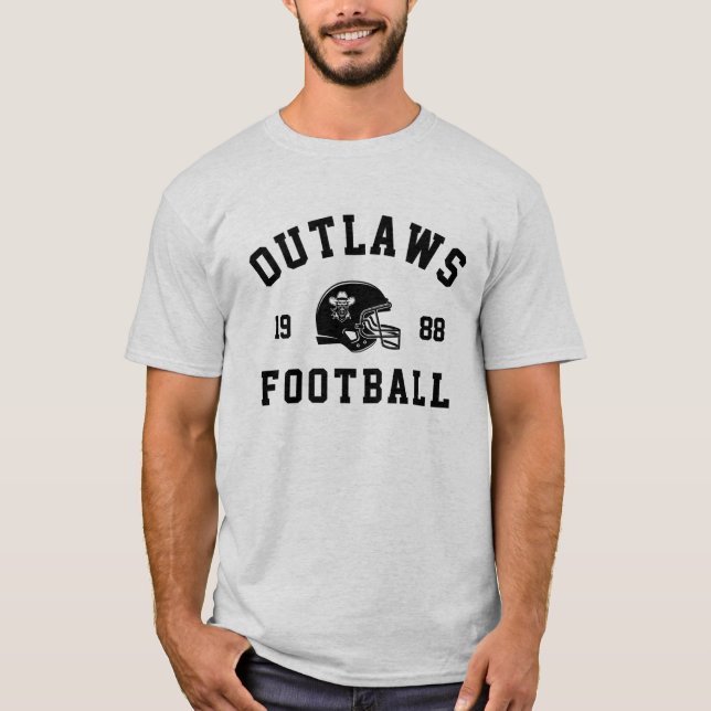 Camiseta Outlaws Football  (Frente)