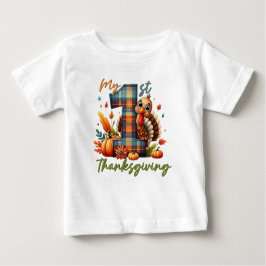 Camiseta Outona de Pumpkin de Ação de Graças