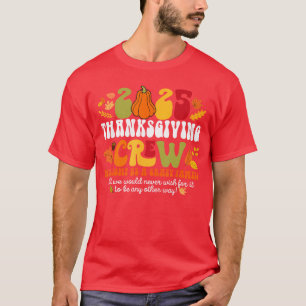 Camiseta Outono 2025 Louco Família Correspondência Ação de 