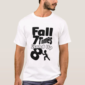 Camiseta Outono 7 vezes em pé
