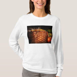 Camiseta Outono - Abóbora - Milho fresco