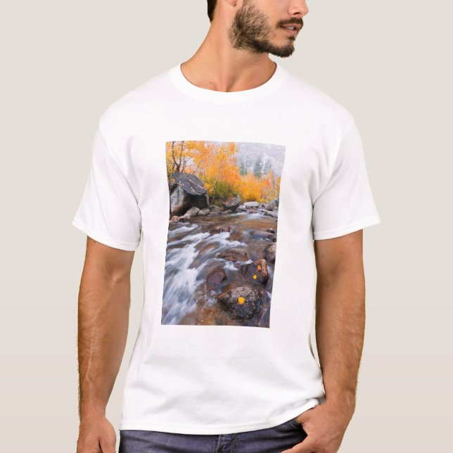 Camiseta Outono ao longo de Bishop Creek, CA (Frente)
