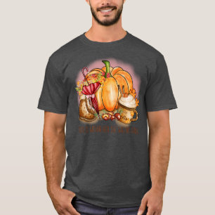 Camiseta Outono Curioso Para As Mulheres2