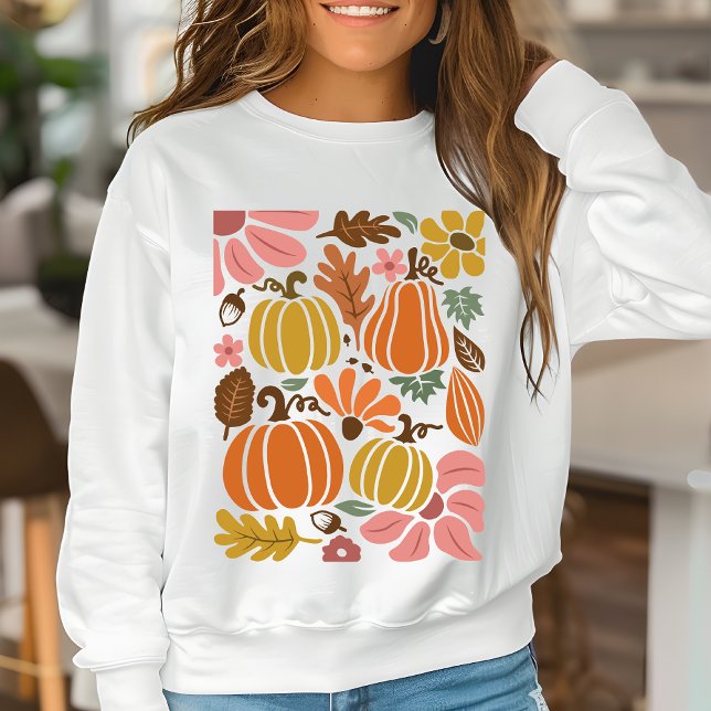 Camiseta outono de Ação de Graças da Pumpkin (Criador carregado)
