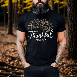 Camiseta Outono De Ação De Graças Sempre Elegante
