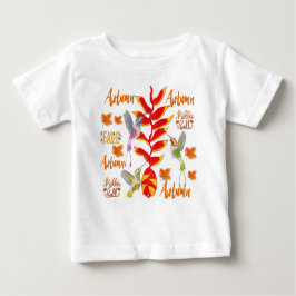 Camiseta Outono de Hummingbird/Queda