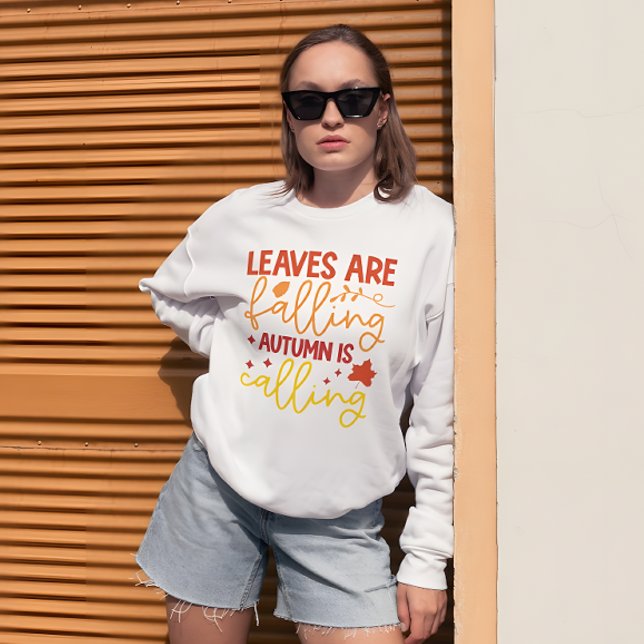 Camiseta outono deixa cair colorido (Criador carregado)