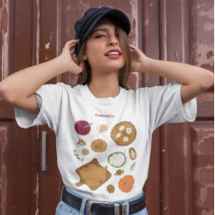 Camiseta Outono do Janto de Ação de Graças