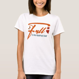 Camiseta Outono É Minha Cor Favorita – Estética de Outono A