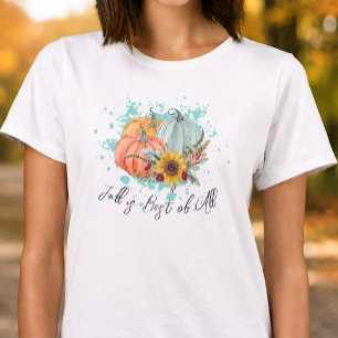 Camiseta Outono é o Melhor de Todos Abóbora