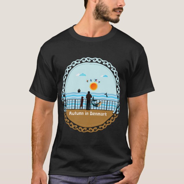 Camiseta Outono em Copenhague (Frente)