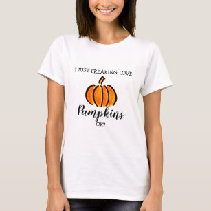 Camiseta Outono engraçado da colheita do amor da abóbora