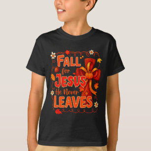 Camiseta Outono Jesus Minha Estação Favorita Queda Cristã T
