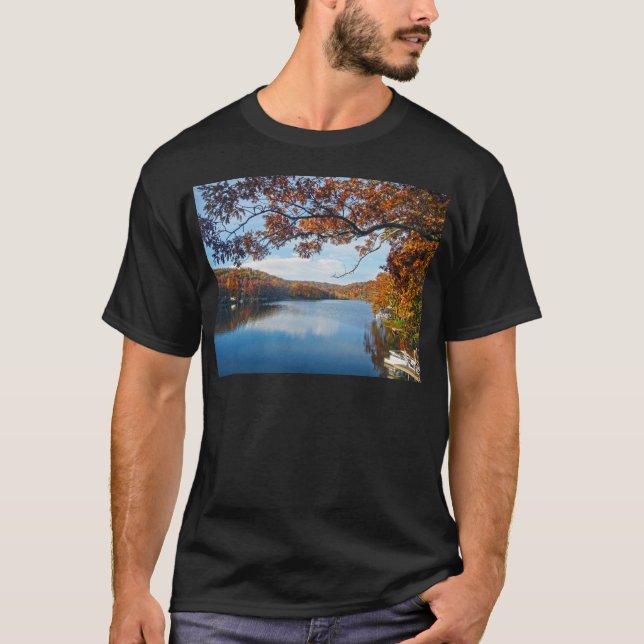 Camiseta Outono no lago Killarney (Frente)