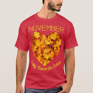 Camiseta Outono outono Ação de Graças Mulheres Adultos Home