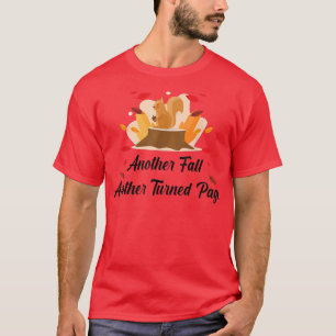Camiseta Outono Outra Queda, Outra Quadrícula Virada