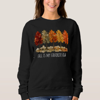 Camiseta Outono Pintado É Minha Cor Favorita