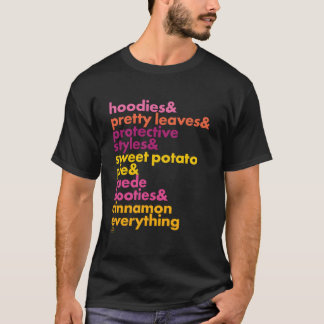 Camiseta Outono Preto Queda Preta
