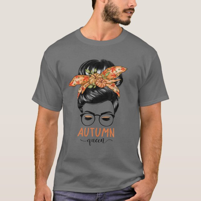 Camiseta Outono Rainha Queda Dia 2022 (Frente)