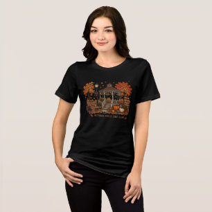 Camiseta Outono Sente-se Como Casa Aconchegante Vila Outona