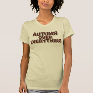 Camiseta Outono Sobre Tudo