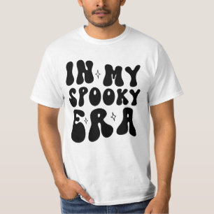 Camiseta Outono Vintage Na Minha Era Assustadora Retro Hall