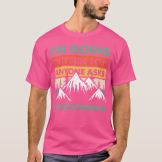 Camiseta Outr and Camping Quote Outstanding outr friend