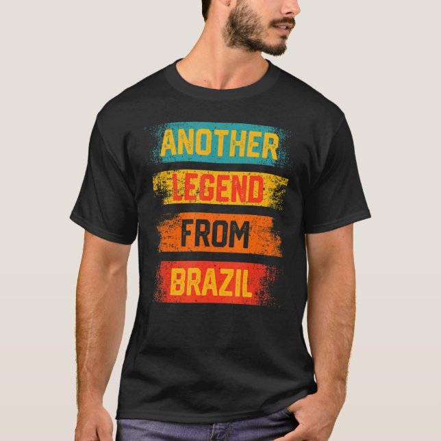 Camiseta Outra lenda do Brasil aflora Na Patriótica (Frente)