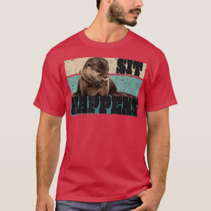 Camiseta Outra lontra-lontra-vintage -