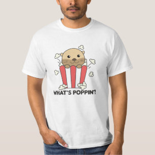 Camiseta Outra Pipoca Que Põe Uma Arma Engraçada